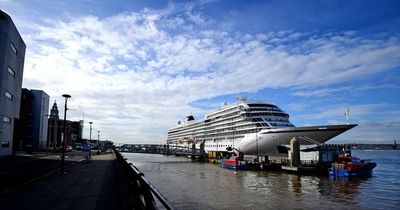 Stunning cruise liner docks in Liverpool just months after inaugural voyage