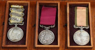 Appeal to find Scottish war hero’s family as his medals are found in 'secret drawer' after 168 years