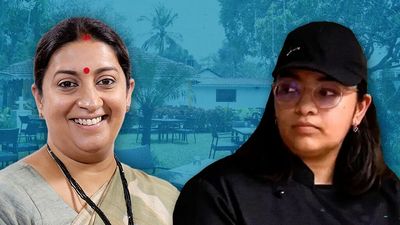 Firm linked to Smriti Irani’s family paid rent for cafe ‘run by her daughter’