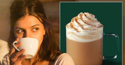 Starbucks pumpkin spice latte calorie count compared to Greggs and Pret