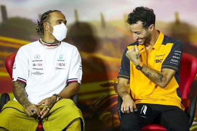 Hamilton: Ricciardo "far too talented" to be Mercedes F1 reserve in 2023