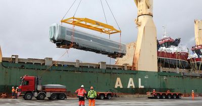 Irish Rail receives first delivery of new carriages from South Korea