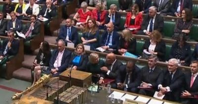 Moment Liz Truss was passed note about Queen's health in Commons