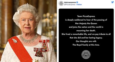 Team PizzaExpress is deeply saddened by Queen Elizabeth’s death