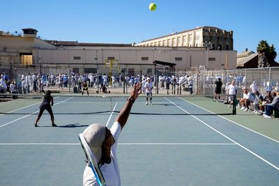 San Quentin inmates find community through tennis