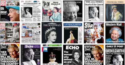 Newspapers around the world pay tribute to Queen Elizabeth II