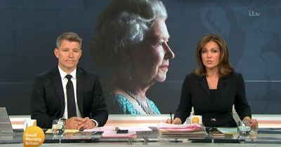 GMB's Susanna Reid and Ben Shephard wear black and pay emotional tribute to the Queen