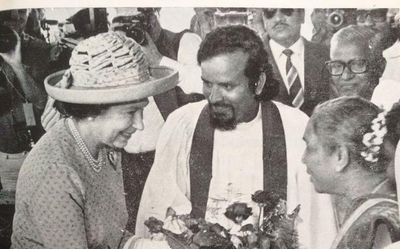 When Queen Elizabeth II visited Bolarum’s Holy Trinity Church on her 36th wedding anniversary