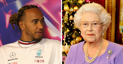 Queen told Lewis Hamilton off for breaking key rule during posh lunch at Palace