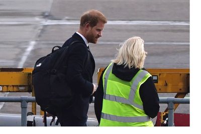 Duke of Sussex leaves Balmoral after death of his grandmother