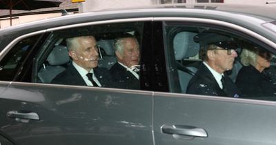 King Charles and Camilla leave Balmoral Castle after the Queen's death