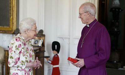 Queen had no fear of death, says archbishop of Canterbury