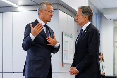 After Kyiv visit, Blinken meets U.S. allies in Brussels in bid to maintain unity