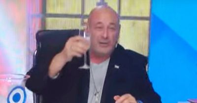 Argentinian news host sparks disgust by toasting Queen's death with champagne live on TV