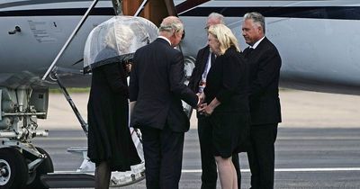 Camilla's touching tribute to Queen by copying her clever umbrella trick at airport