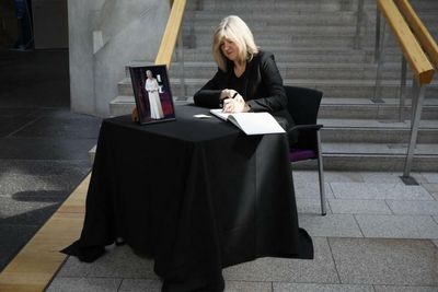 Book of condolences opens at Holyrood for MSPs and staff