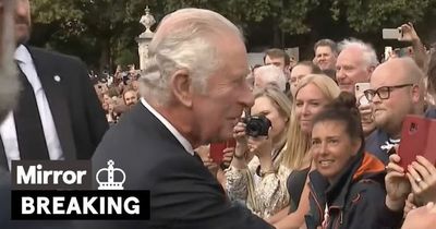 King Charles greeted by huge crowds at Buckingham Palace after Queen's death