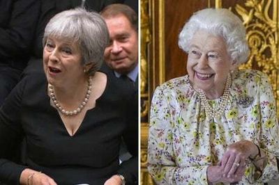 Theresa May’s ‘dropped cheese’ Queen anecdote reduces Commons to laughter