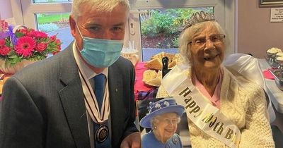 Woman who turned 100 on Tuesday was one of the last people to get a card from the Queen
