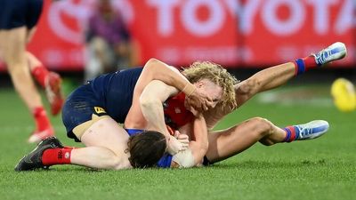 Brisbane Lions hero Jarrod Berry to face MRO scrutiny for possible eye-gouge on Melbourne's Clayton Oliver