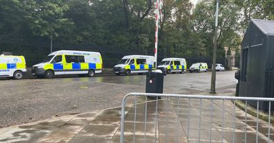 Huge Edinburgh security operation with armed police and dogs ahead of Queen's procession