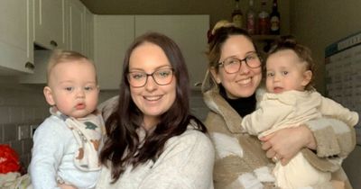 Best friends find out they're pregnant at same time and give birth to babies on SAME DAY