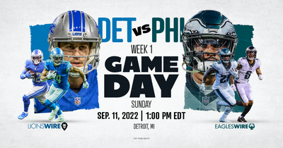 Eagles at Lions Week 1: How to watch, listen and stream online