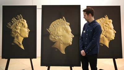 What was the last image of the Queen on stamps and coins?