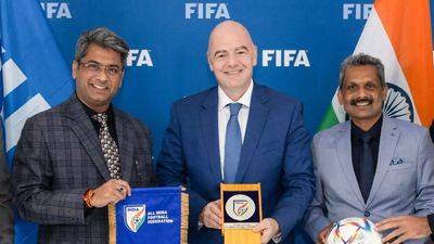 AIFF president, secretary general meet FIFA chief, hold 'constructive' discussion