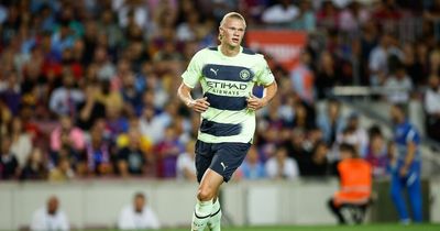 Barcelona manager Xavi heaps praise on Man City striker Erling Haaland in Robert Lewandowski comparison