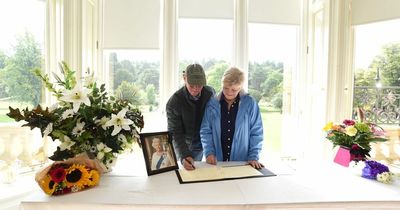 People of Falkirk pay tribute to the Queen as they sign book of condolence