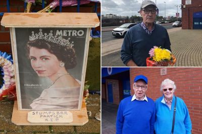 'The end of an era': Rangers fans at Ibrox pay tribute to the Queen