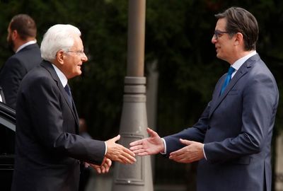 Italian president backs North Macedonia's EU membership bid