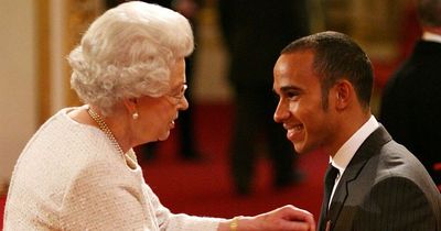 The Queen 'told off' Lewis Hamilton for bad table manners during celebration lunch