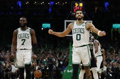 What are the ceilings, floors of Jaylen Brown, Jayson Tatum and Malcolm Brogdon for the 2022-23 NBA season?