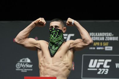 Khamzat Chimaev shocks the UFC world by missing weight by 7.5 pounds for Nate Diaz bout