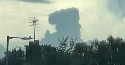 Footage shows dramatic storm clouds across Nottinghamshire skyline