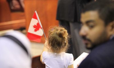 King and country: brief delay as new Canadians swear oath to Charles III