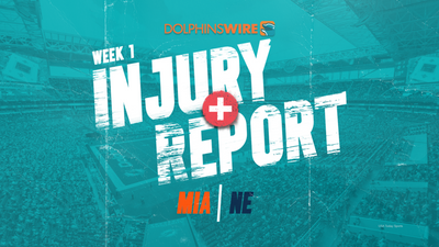 Dolphins final Week 1 injury report: 5 players questionable vs. Patriots