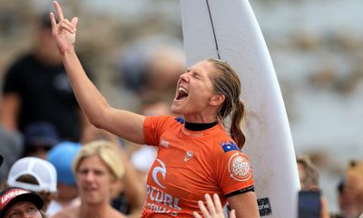Stephanie Gilmore finally completes journey to all-time surfing greatness