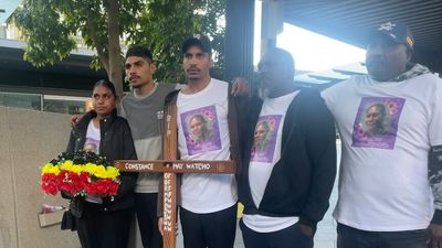Man living with Constance Watcho and her partner tells inquest he loaned her the bag her bones were found in