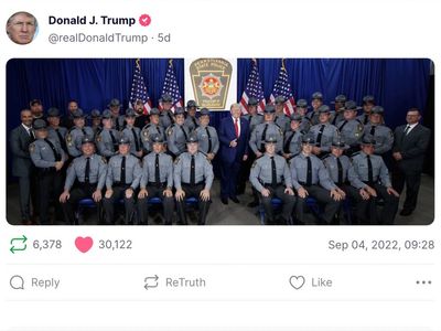 Police officer beaten on Jan 6 criticises Pennsylvania troopers who posed with Trump