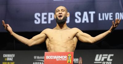 Khamzat Chimaev booed by UFC fans after missing weight for Nate Diaz fight