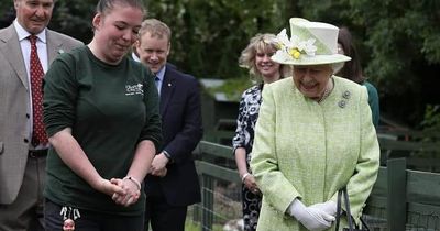 The moment the Queen visited Edinburgh's Gorgie City Farm and protocol was 'broken'