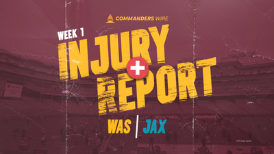 Final injury report for Commanders vs. Jaguars, Week 1