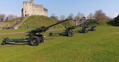 There's a public 21-gun royal salute at Cardiff Castle today and you can attend