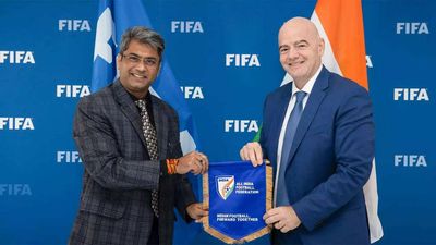 Gianni Infantino, Kalyan Chaubey discuss infrastructure, grassroots, women's football development in India