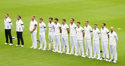 England pay moving tribute to Queen and sing 'God Save the King' ahead of Test Match