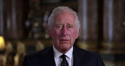 Behind the scenes video shows what King Charles said moments after delivering TV address