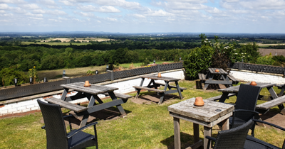 Pub with stunning beer garden views over NINE counties hits the market
